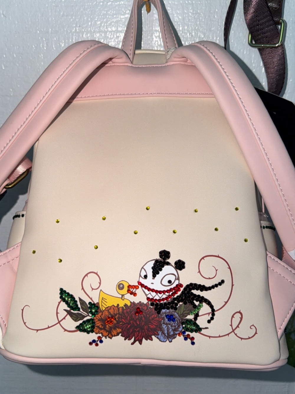 The Nightmare Before Christmas Sally & Jack Pink Mini Backpack - Picture 2 of 7